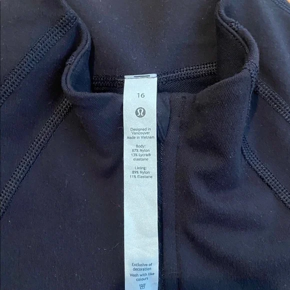 Lululemon Define Jacket Black Size 16 - Picture 7 of 12